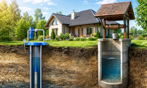 Автономное водоснабжение загородного дома Электросталь: скважина или колодец
